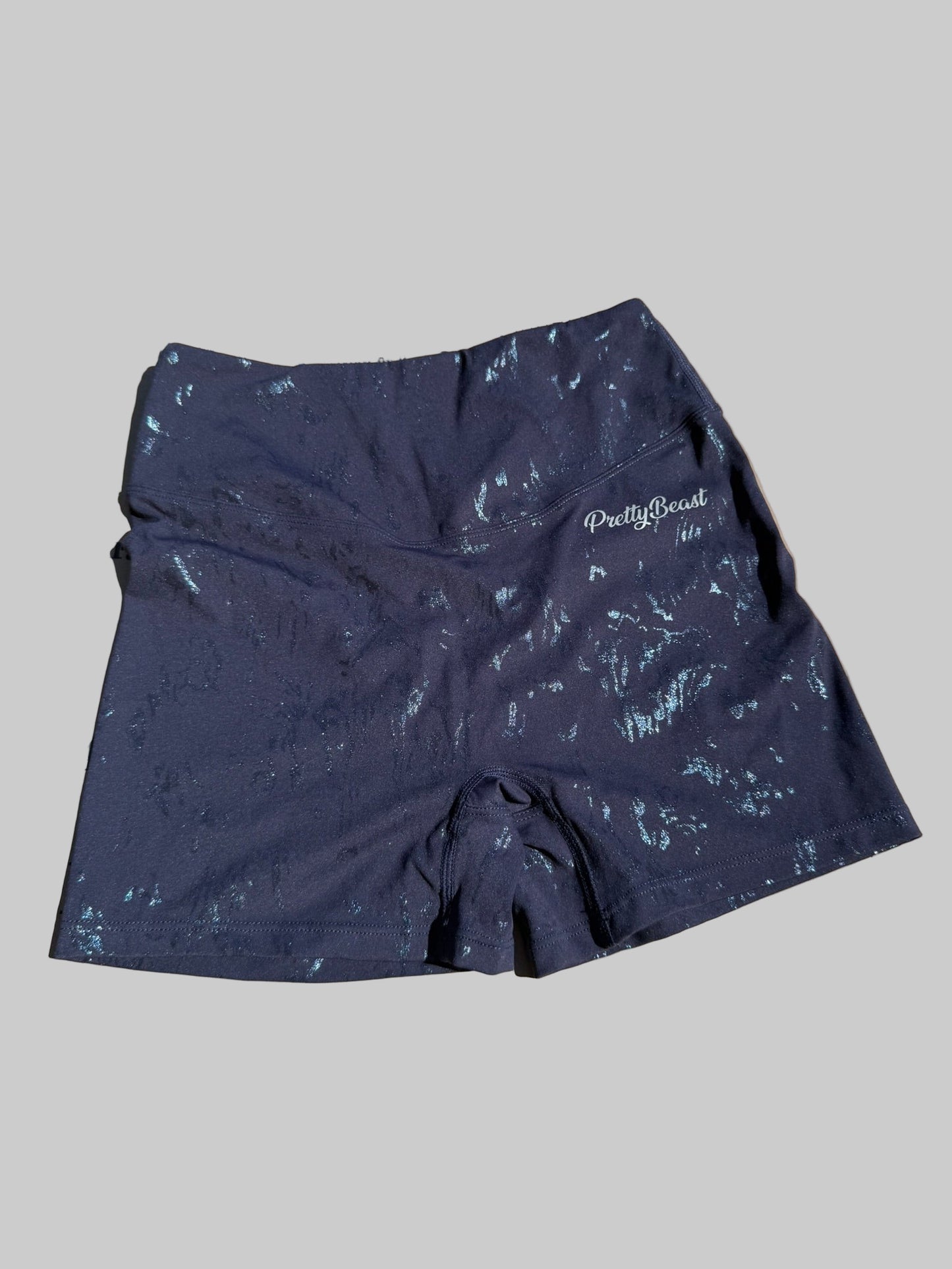 SHIMMER BIKER SHORTS