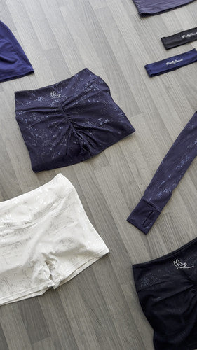 SHIMMER BIKER SHORTS
